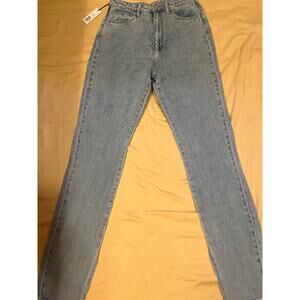 WeWoreWhat Slit Hem Rigid Jeans Women’s 28 Light Blue NWT $148
